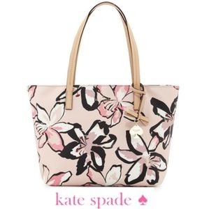 Kate Spade Hawthorne Lane Floral Ryan Tote Handbag